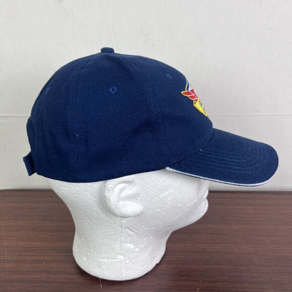 NRA National Rifle Association Golden Eagles Strapback Hat Cap Navy Blue - Picture 8 of 10